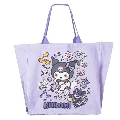 Bolsa de Compras Hello Kitty Kuromi  Lila 48 x 43 x 17 cm
