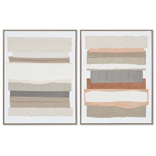 Lienzo Home ESPRIT Pino Lienzo 62 x 4,5 x 82 cm 62,3 x 4,5 x 82,3 cm