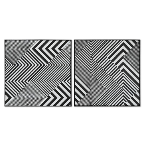 Lienzo Home ESPRIT Poliestireno Lienzo 100 x 4 x 100 cm