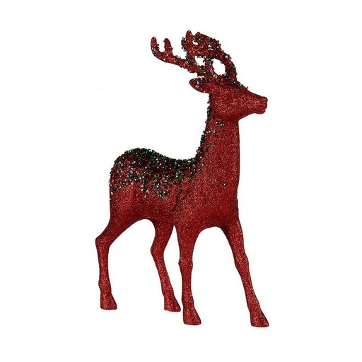 Reno de Navidad Krist+ Azul Rojo Fucsia Reno 15 x 45 x 30 cm