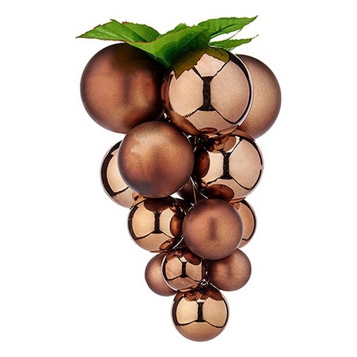 Bola de Navidad Krist+ Marrón Plástico Uvas Pequeño