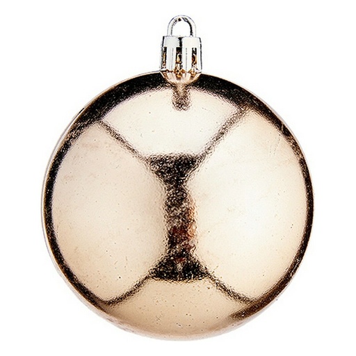 Bolas de Navidad Krist+ 00476-6 Champagne Plástico Ø 7 cm 12 Unidades