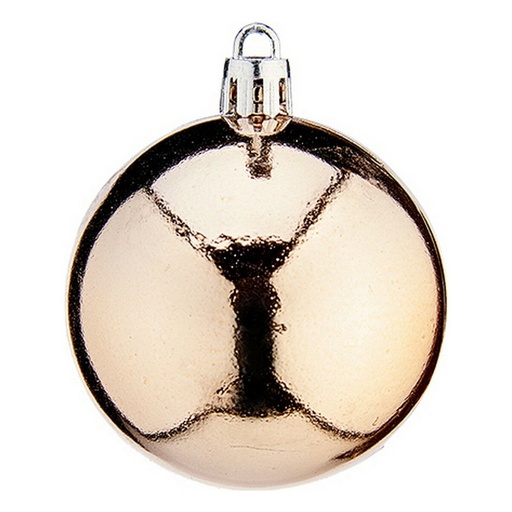 Bolas de Navidad Krist+ 00477-6 Champagne PVC Ø 6 cm 24 Unidades