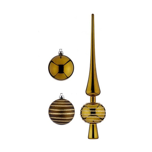 Adorno Navideño Krist+ Verde PVC Decoración Colgante 19 piezas