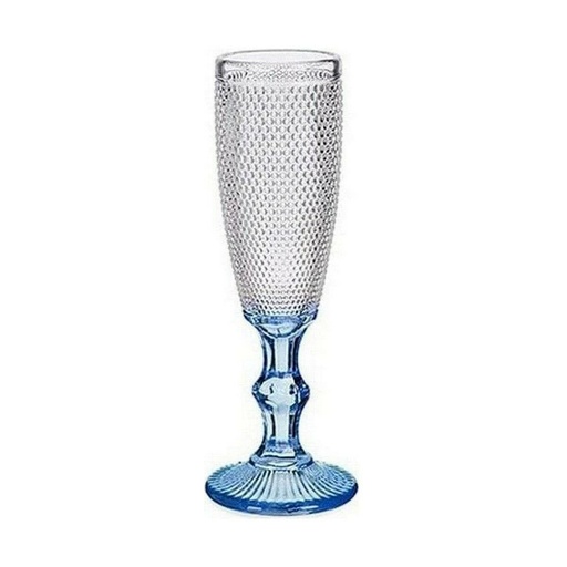 Copa de champán Azul Cobalto 180 ml